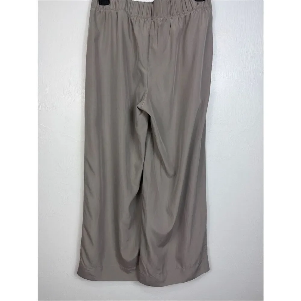 Haven Well Within Gray Wide Leg Pull On Pants Size XS Modal Blend